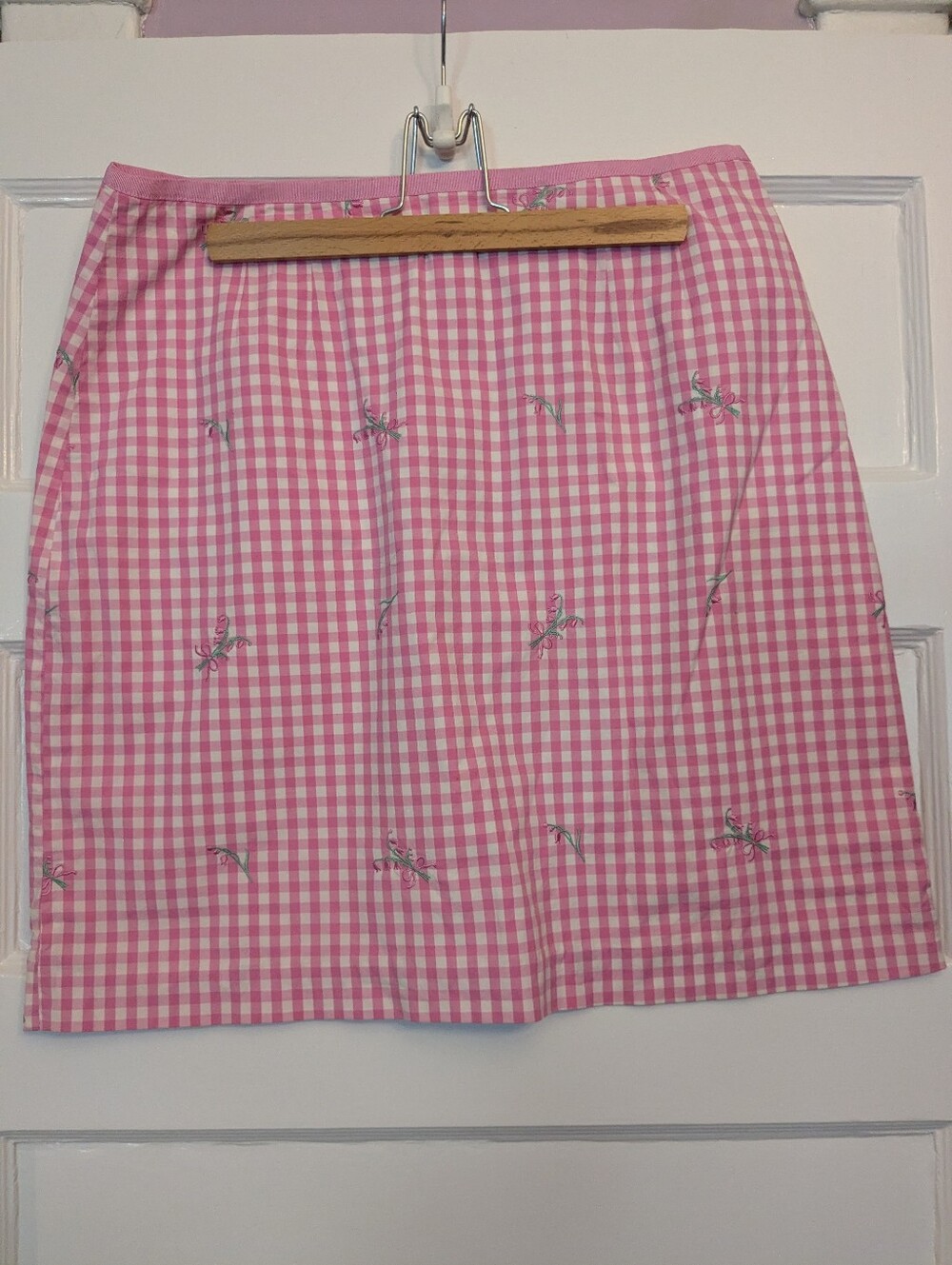 Lilly Pulitzer Skirt - Pink And White Gingham